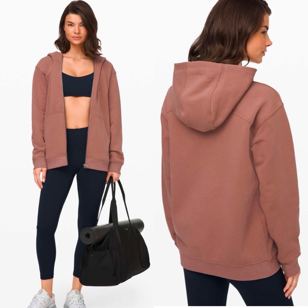 lululemon All Yours Zip‎ Hoodie Spanish Oak XL